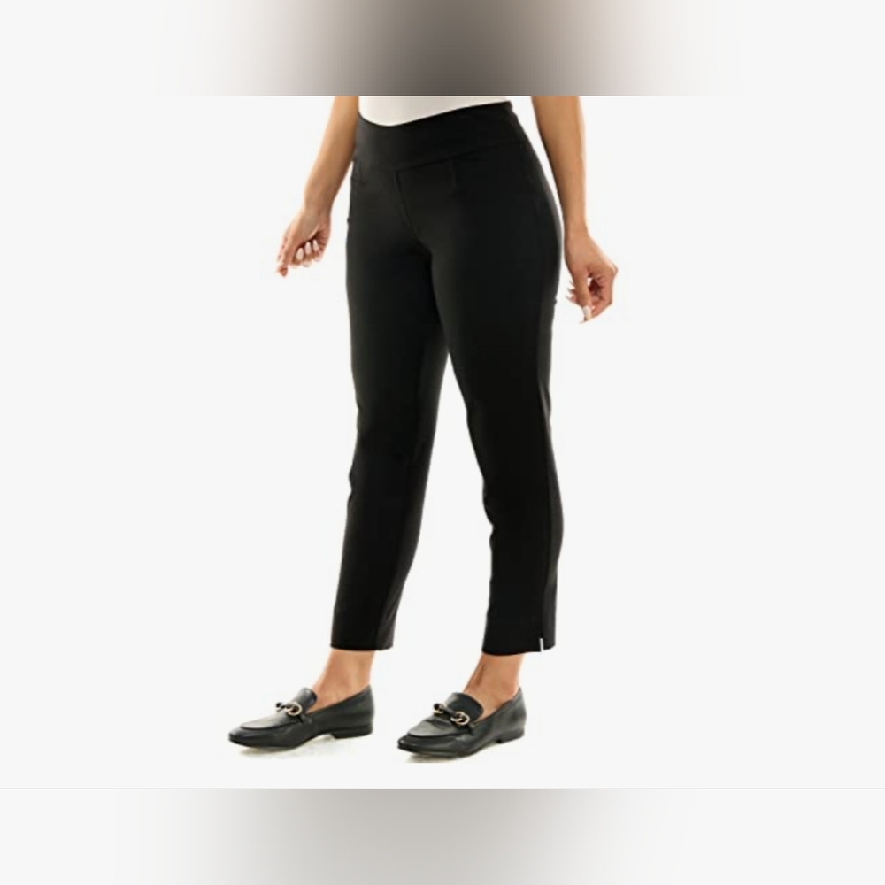 Zac And Rachel Preppy Black Slim Ankle Pants Size 14 NWT